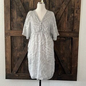 Parisian Designer Bill Tornade Silk Dress Sz-38